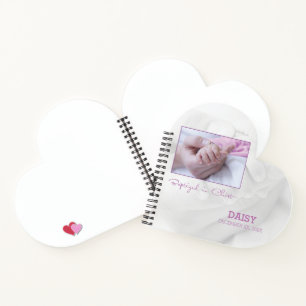 Girl Baptism Congratulations for Baby Personalised Notebook