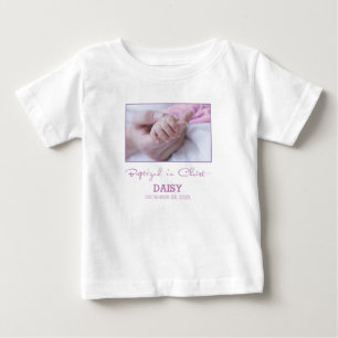 Girl Baptism Congratulations for Baby Personalised T-Shirt