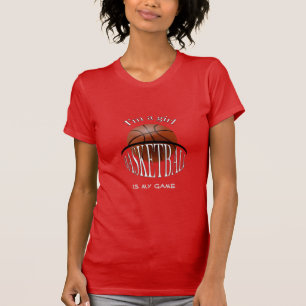 Girl Basketball American Apparel Fine Jersey T-Shirt