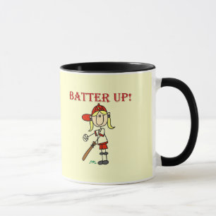 Girl Batter Up Tshirts and Gifts Mug