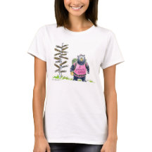 "Girl Bear and Signpost" t-shirt