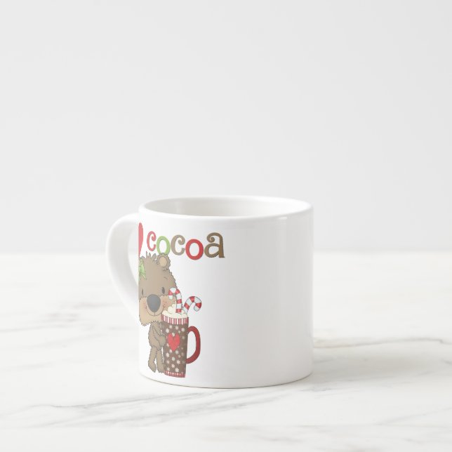 Girl Bear Cocoa Love Espresso Cup (Front Left)