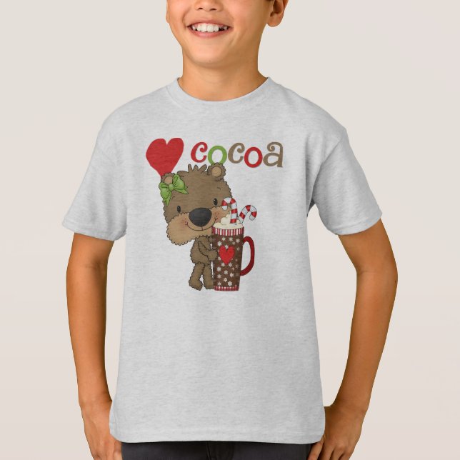 Girl Bear Cocoa Love T-Shirt (Front)