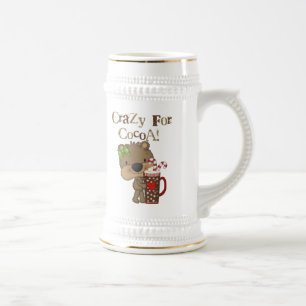 Girl Bear Crazy For Cocoa Beer Stein