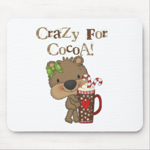 Girl Bear Crazy For Cocoa Mouse Pad
