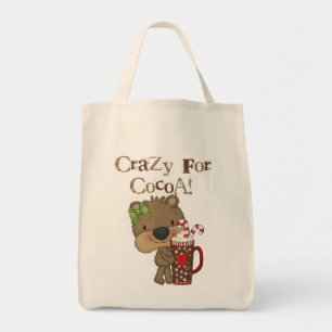 Girl Bear Crazy For Cocoa Tote Bag