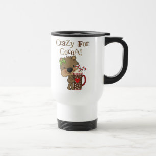 Girl Bear Crazy For Cocoa Travel Mug