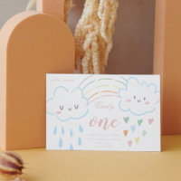 Girl Beautiful Hearts Over The Rainbow Birthday