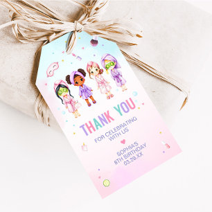 Girl Beauty Spa Party Birthday Party Favour Tags