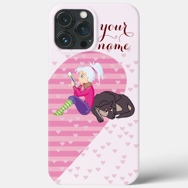 Girl Being in love Case-Mate iPhone Case (Back)