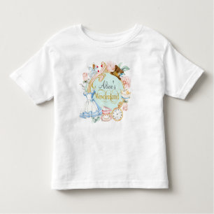Girl birthday Alice in Wonderland Toddler T-shirt