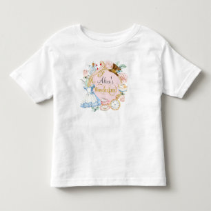 Girl birthday Alice in Wonderland Toddler T-shirt