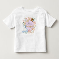 Girl birthday Alice in Wonderland Toddler T-shirt