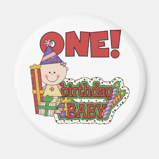 Girl Birthday Baby Tshirts and Gifts Magnet
