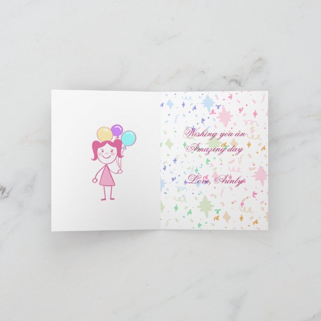 Girl Birthday card (Inside)