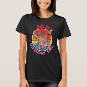 Girl Birthday I Son I Stegosaurus I Family Matchin T-Shirt