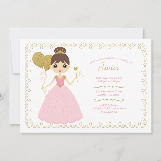 Girl Birthday Invitations (Front)