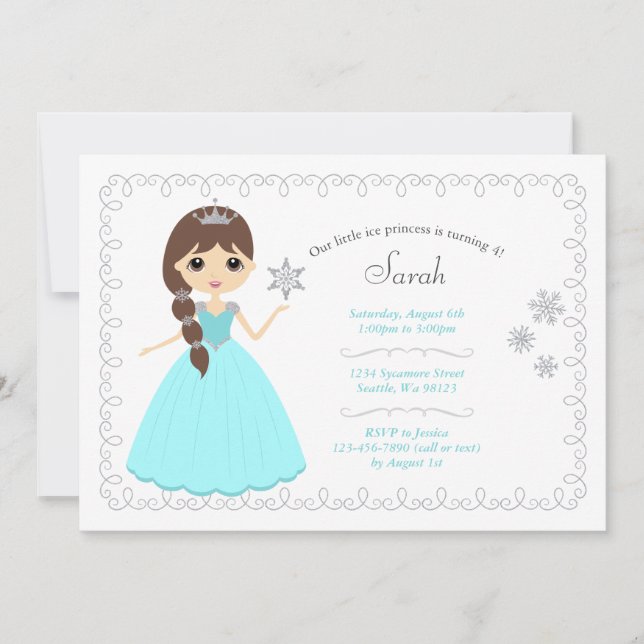 Girl Birthday Invitations (Front)