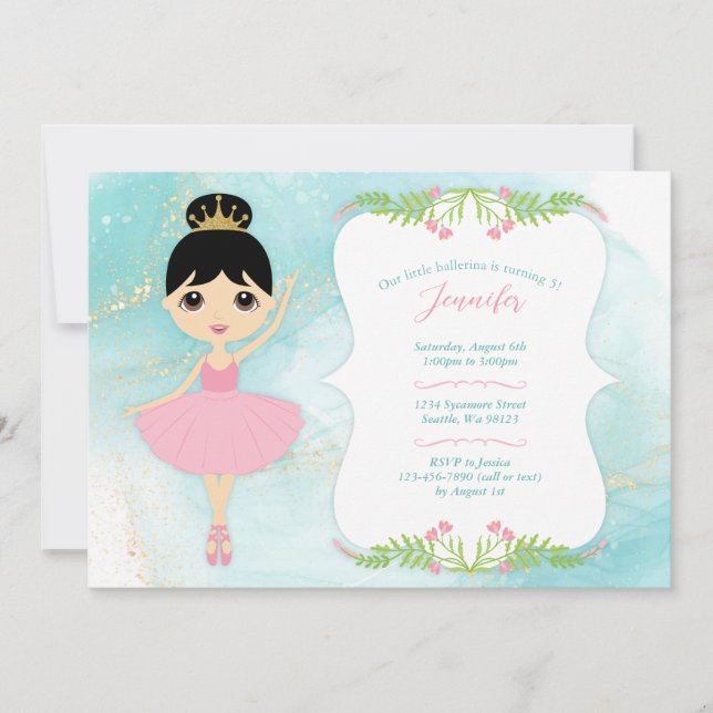 Girl Birthday Invitations (Front)