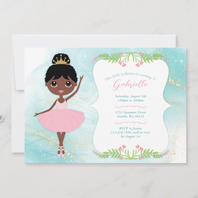 Girl Birthday Invitations (Front)
