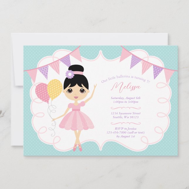 Girl Birthday Invitations (Front)