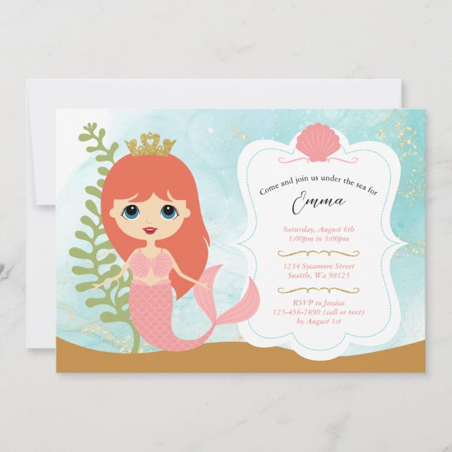 Girl Birthday Invitations (Front)