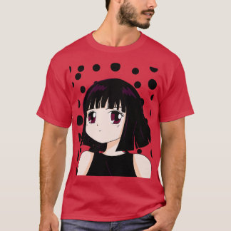 Girl Black Hair T-Shirt