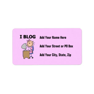Girl Blogger Label