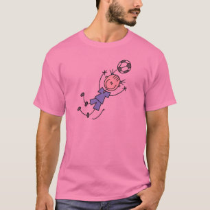 Girl Blue Soccer Uniform Tshirts and Gifts