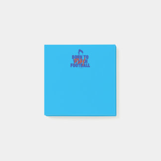 Girl Born to Play Football Post-it Notes