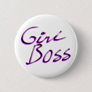 Girl Boss Button
