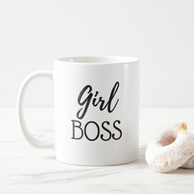 Girl Boss Coffee Mug (With Donut)