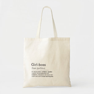 Girl Boss Definition Tote Bag