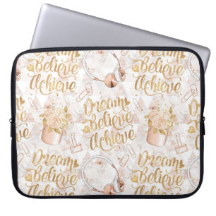 Girl Boss – Dream, Believe, Achieve Laptop Sleeve