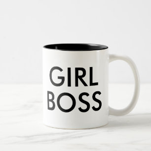Girl Boss Funny Humour Slogan Mug