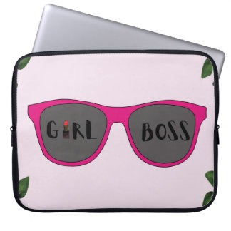 girl boss girl power laptop sleeve
