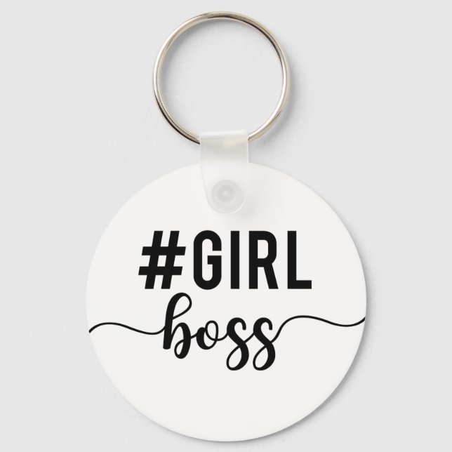 girl boss key ring (Front)
