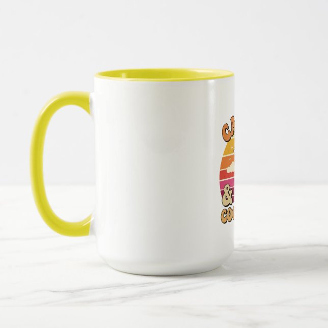 Girl Boss Mug Caffeine & Chaos Coordinator Cup. (Left)