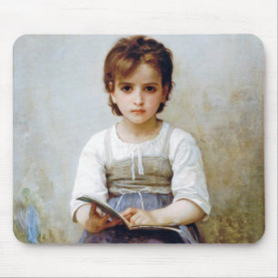 Girl, Bouguereau Mouse Pad