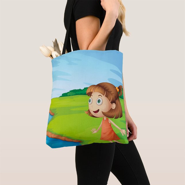 Girl By The River Tote Bag (Creator Uploaded)