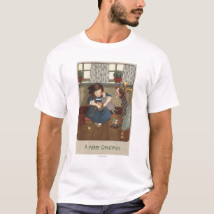 Girl Checking her Shoes Full of Goodies T-Shirt