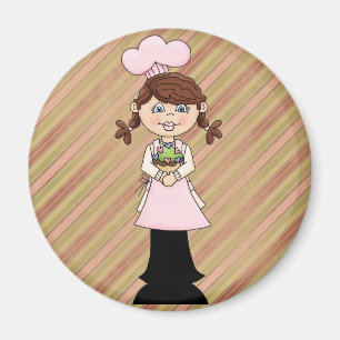 Girl Chef Magnet