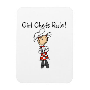 Girl Chefs Rule Magnet