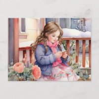 Girl crafting