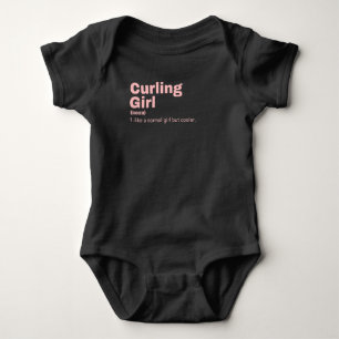 Girl - Curling Baby Bodysuit