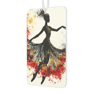 girl dance flowers impulse inspiration spring natu car air freshener