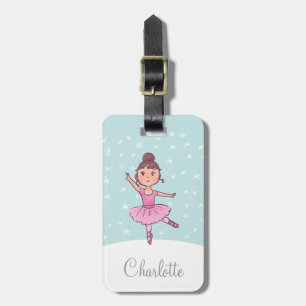 Girl Dancer Ballet Luggage tag