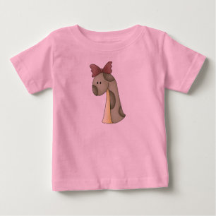 Girl Dinosaur Baby T-Shirt