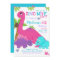 Girl Dinosaur Birthday Invitation / Dino Party