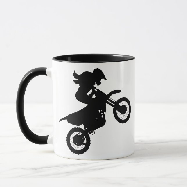 Girl Dirt Bike Mug (Left)